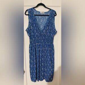 Jon & Anna Blue Patterned Sleeveless Dress